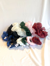 Load image into Gallery viewer, Mini Organza Scrunchies | Skinny Shimmer Scrunchies | Christmas Collection