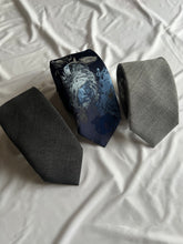 Load image into Gallery viewer, LIMITED Men’s Necktie in Charcoal