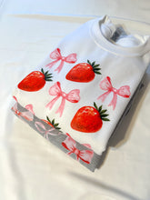 Load image into Gallery viewer, Strawberry Bow Sweatshirt | Spring Collection