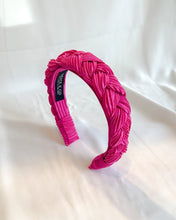 Load image into Gallery viewer, Pink Plisse Pleat Headbands | Spring Collection