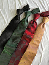Load image into Gallery viewer, Men’s Necktie in Deep Red Roses