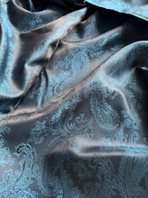 Load image into Gallery viewer, Men’s Necktie in Teal Paisley