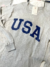 Load image into Gallery viewer, USA T-Shirt | Long Sleeve Crewneck