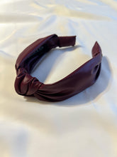 Load image into Gallery viewer, Berry Pleather Headbands | Burgundy Pleather Headbands | Limited Collection
