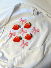 Load image into Gallery viewer, Strawberry Bow Sweatshirt | Spring Collection