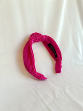Load image into Gallery viewer, Pink Plisse Pleat Headbands | Spring Collection