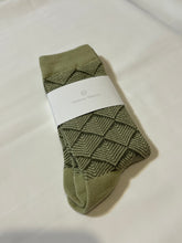 Load image into Gallery viewer, Men’s Dress Socks in Diamond Texture