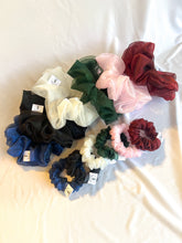 Load image into Gallery viewer, Organza Extra Large Scrunchies | Shimmer Scrunchies | Christmas Collection