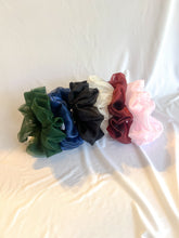 Load image into Gallery viewer, Organza Extra Large Scrunchies | Shimmer Scrunchies | Christmas Collection