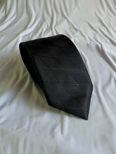 Load image into Gallery viewer, Men’s Necktie in Black Argyle