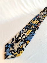 Load image into Gallery viewer, Limited | Men’s Necktie in Blue and Yellow Floral