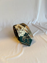 Load image into Gallery viewer, Limited | Men’s Necktie in Hunter Green and Taupe Floral