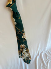 Load image into Gallery viewer, Limited | Men’s Necktie in Hunter Green and Taupe Floral