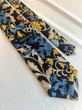 Load image into Gallery viewer, Limited | Men’s Necktie in Blue and Yellow Floral
