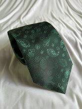 Load image into Gallery viewer, Men’s Necktie in Emerald Paisley