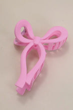 Load image into Gallery viewer, Bubblegum Pink Bow Claw Clips | Hair Ribbon Claw Clip