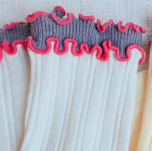 Load image into Gallery viewer, Women’s Socks | Ribbed Ruffle Edge