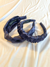 Load image into Gallery viewer, Navy Satin Headbands