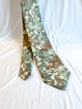 Load image into Gallery viewer, LIMITED Men’s Necktie in Green and Gold Swirl