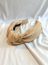 Load image into Gallery viewer, Coffee Crinkle Headbands | Neutral Headbands