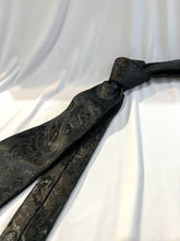 Load image into Gallery viewer, Men’s Necktie in Black Paisley Floral
