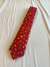 Load image into Gallery viewer, Boy’s Cotton Necktie in Patriotic Stars