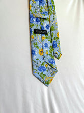 Load image into Gallery viewer, Limited - 2 Left | Men’s Necktie in Blue And Yellow Floral Paisley