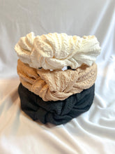 Load image into Gallery viewer, Coffee Crinkle Headbands | Neutral Headbands
