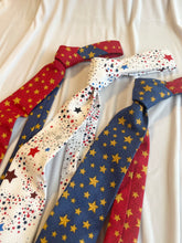 Load image into Gallery viewer, Boy’s Cotton Necktie in Patriotic Stars