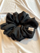 Load image into Gallery viewer, Black Sparkle Oversized Scrunchie | LIMITED | Extra Large Scrunchie
