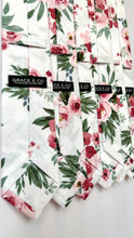 Load image into Gallery viewer, Men’s Necktie in Mauve and Sage Floral on White