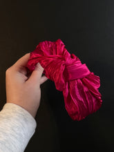 Load image into Gallery viewer, Hot Pink Pleated Headbands