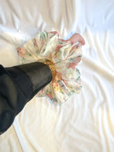 Load image into Gallery viewer, Floral Mesh Oversized Scrunchie | Extra Large Scrunchie