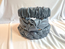 Load image into Gallery viewer, Blue Pleather Headbands