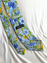 Load image into Gallery viewer, Limited - 2 Left | Men’s Necktie in Blue And Yellow Floral Paisley
