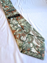Load image into Gallery viewer, LIMITED Men’s Necktie in Green and Gold Swirl
