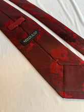 Load image into Gallery viewer, Men’s Necktie in Red Atlas | Red Map Tie