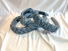 Load image into Gallery viewer, Blue Pleather Headbands