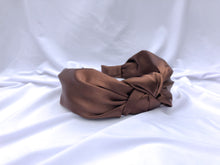 Load image into Gallery viewer, Chocolate Satin Headbands