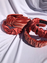 Load image into Gallery viewer, Velvet Headbands in Terracotta
