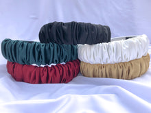 Load image into Gallery viewer, Satin Scrunchie Headbands