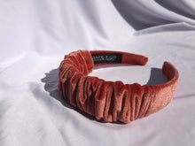 Load image into Gallery viewer, Velvet Headbands in Terracotta