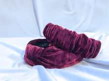 Load image into Gallery viewer, Pomegranate Velvet Headbands