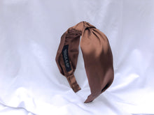 Load image into Gallery viewer, Chocolate Satin Headbands