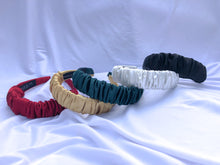 Load image into Gallery viewer, Satin Scrunchie Headbands