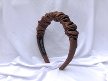 Load image into Gallery viewer, Chocolate Satin Headbands
