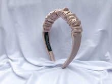 Load image into Gallery viewer, Vanilla Champagne Satin Headbands
