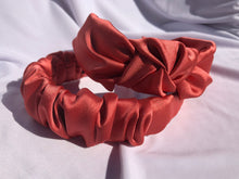 Load image into Gallery viewer, Satin Headbands in Terracotta