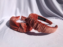Load image into Gallery viewer, Velvet Headbands in Terracotta