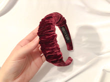 Load image into Gallery viewer, Pomegranate Velvet Headbands